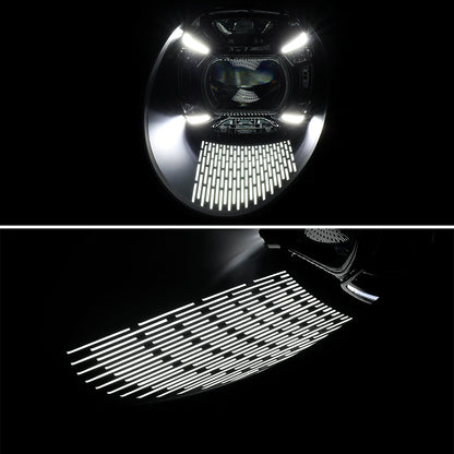 Spec-D 12-2018 Porsche 911 991 LED Projector Headlights Black