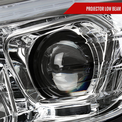 Spec-D 08-11 Benz W204 C-Class Sequential LED Headlights Chrome