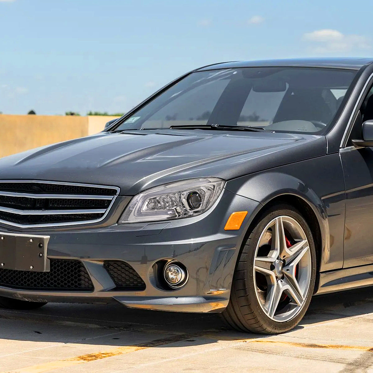 Spec-D 08-11 Benz W204 C-Class Sequential LED Headlights Chrome