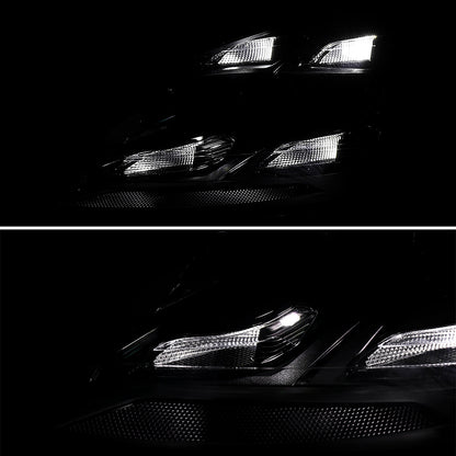 Spec-D 08-10 Porsche Cayenne 957 LED Projector Headlights Black
