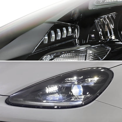 Spec-D 11-14 Porsche Cayenne 958 Matrix Style Porjector Headlights Blk