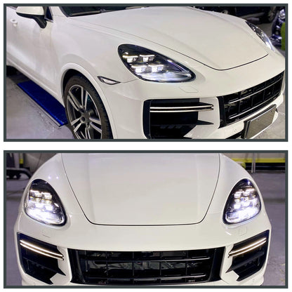 Spec-D 11-14 Porsche Cayenne 958.1 LED Projector Headlights Black