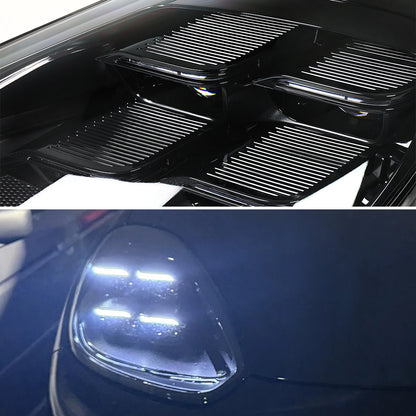 Spec-D 15-17 Porsche Cayenne 958 Matrix Style Headlights Dynamic Black