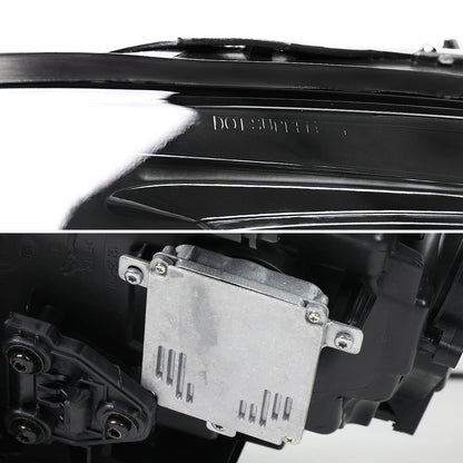 Spec-D 15-17 Porsche Cayenne 958 Matrix Style Headlights Dynamic Black