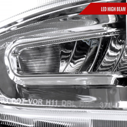 Spec-D 16-21 Honda Civic Projector Headlights Sequential LED Chrome