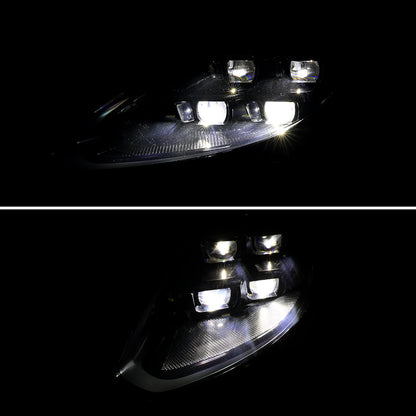 Spec-D 14-16 Porsche Panamera 970 Matrix Style Headlights non HID Blk