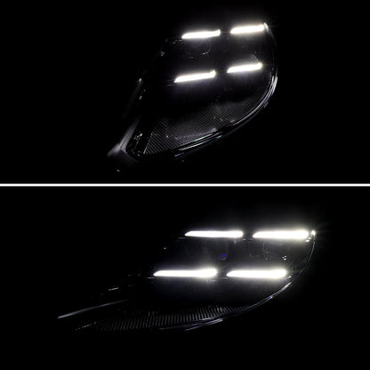 Spec-D 14-16 Porsche Panamera 970 Matrix Style Headlights non HID Blk