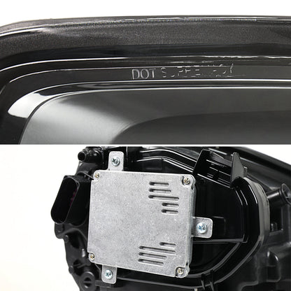Spec-D 14-16 Porsche Panamera 970 Matrix Style Headlights non HID Blk