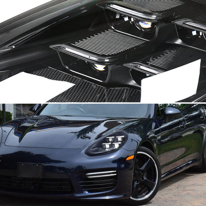 Spec-D 14-16 Porsche Panamera 970 Matrix Style Headlights for HID Blk