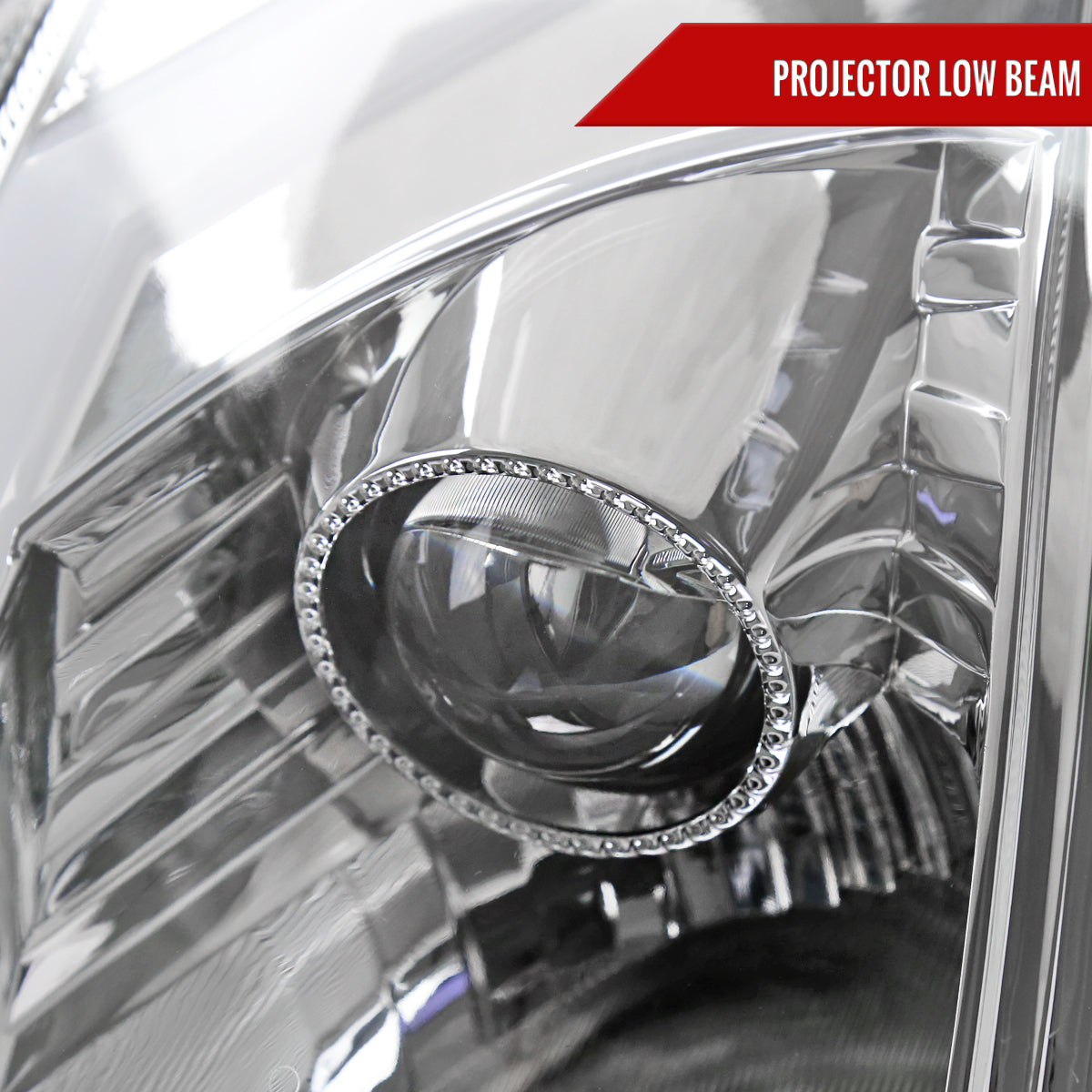 Spec-D 03-05 Nissan 350Z SEQ Projector Headlights Chrome 350Z03