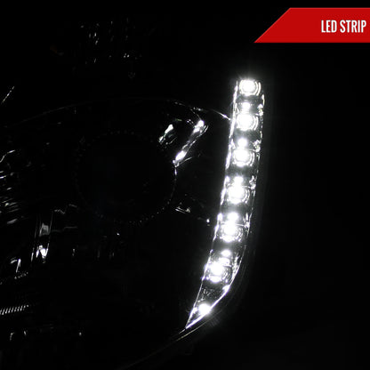 Spec-D 03-05 350Z Projector Headlights Factory HID Chrome/Smoked