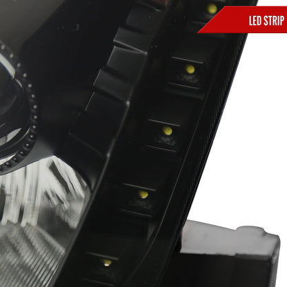 Spec-D 03-05 350Z Projector Headlights Factory HID Black/Smoked