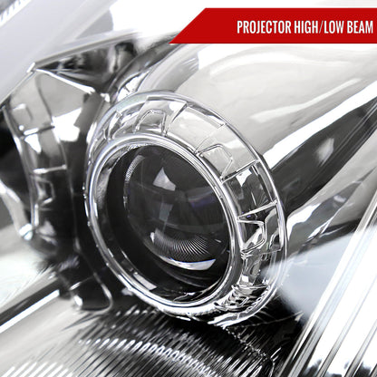 Spec-D 06-09 Nissan 350Z SEQ Projector Headlights Chrome Factory HID