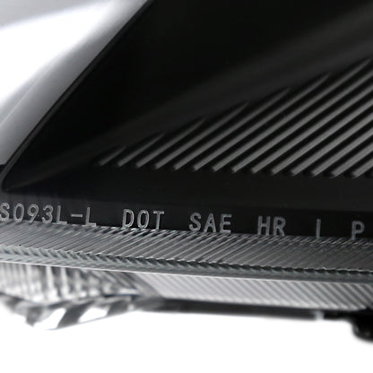 Spec-D 06-09 Nissan 350Z Headlights Sequential LED Bar Black.