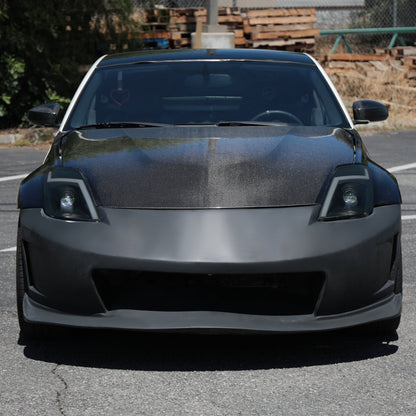 Spec-D 06-09 350Z SEQ Projector Headlights Black/Smoked Lens