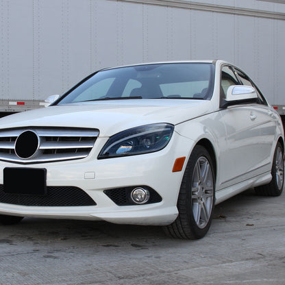 Spec-D 08-11 Benz W204 C Class Pro Headlights Light Bar Black