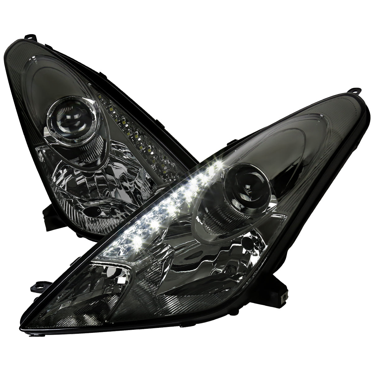 Spec-D 00-05 Celica Projector Headlights LED Chrome/Smoked Lens