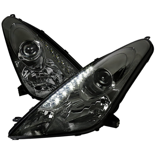 Spec-D 00-05 Celica Projector Headlights LED Chrome/Smoked Lens