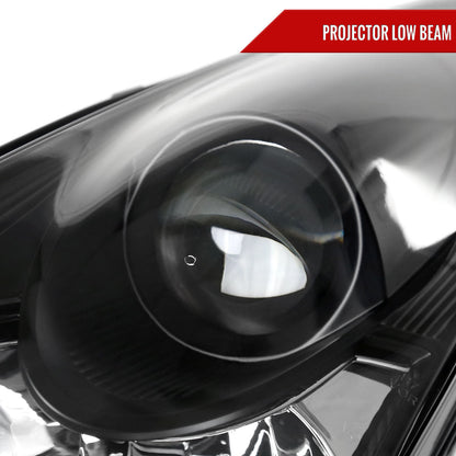 Spec-D 00-05 Toyota Celica Projector Headlights Matte Black/Clear