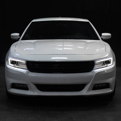 Spec-D 15-23 Dodge Charger Sequential Projector Headlights Chrome