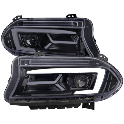 Spec-D 15-23 Dodge Charger Sequential Headlights Chrome/Smoked