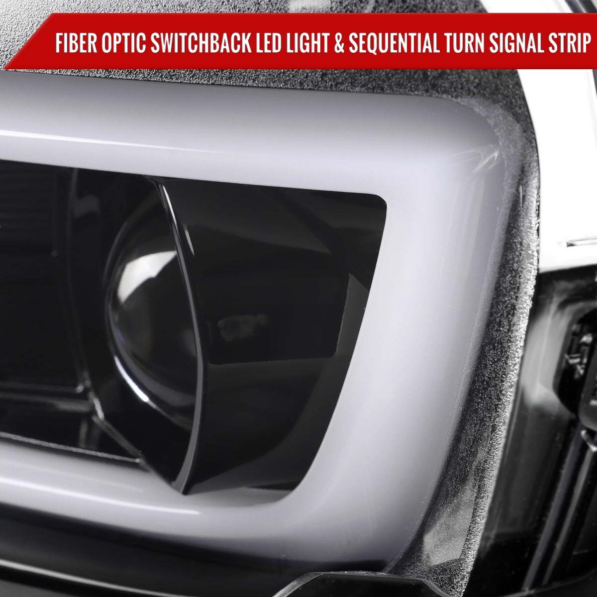 Spec-D 14-15 Chevy Camaro Sequential Headlights Jet Black