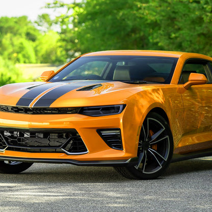 Spec-D 16-18 Chevy Camaro Sequential LED Headlights Chrome/Smoked