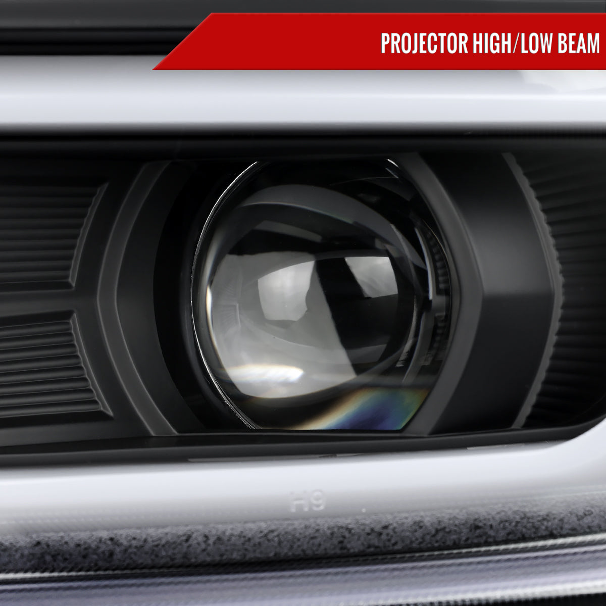Spec-D 16-18 Chevy Camaro Headlights LED Strip Sequential Black