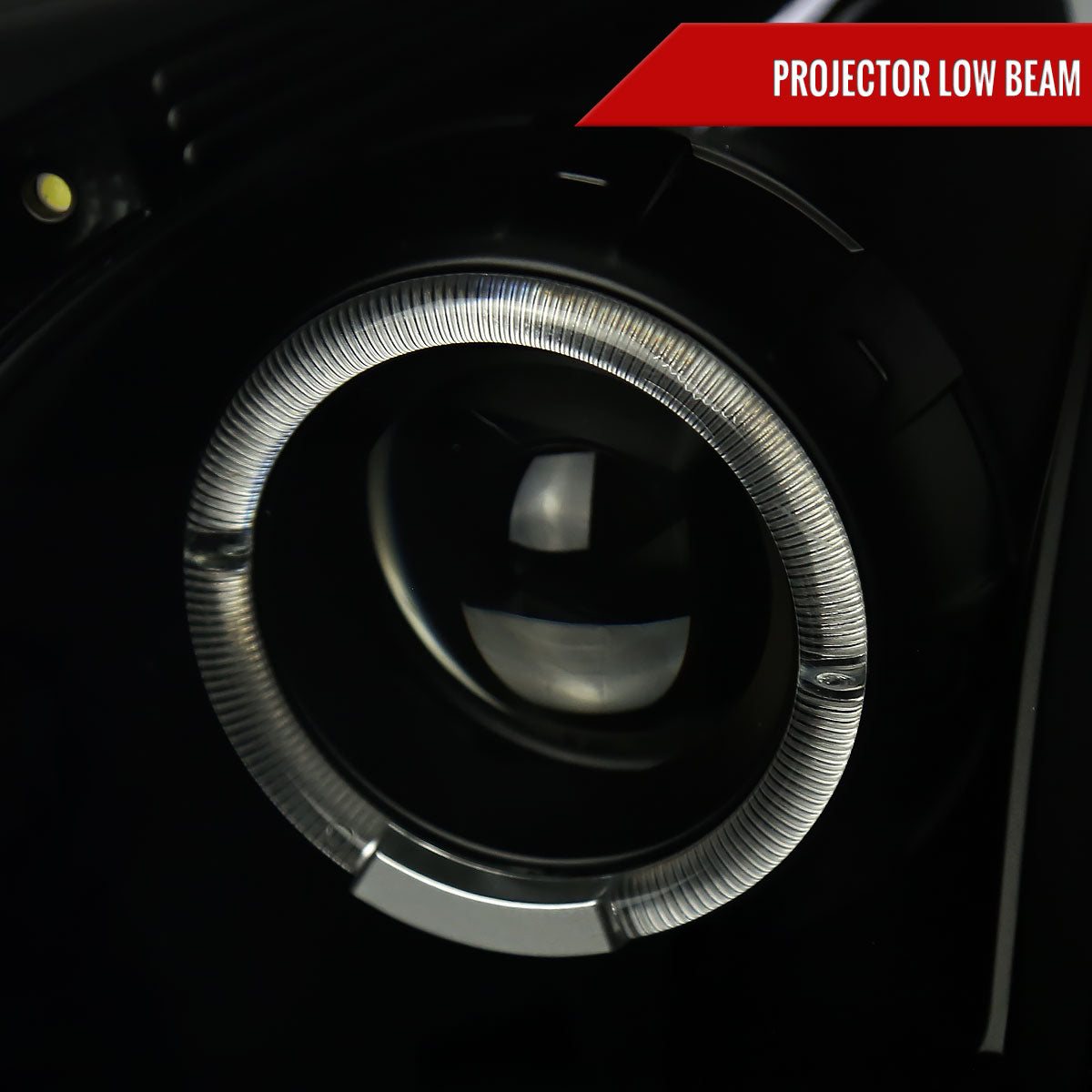 Spec-D 03-07 Cadillac CTS Halo Projector Headlights Black/Smoked Lens