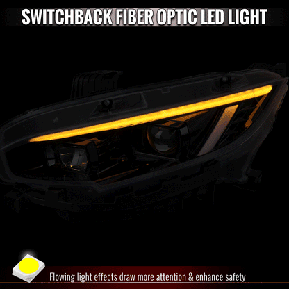 Spec-D 21-23 Ford F-150 Driver Headlight OEM Chrome Replacement