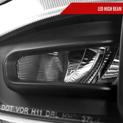 Spec-D 16-21 Honda Civic Projector Headlights LED SEQ Black/Clear