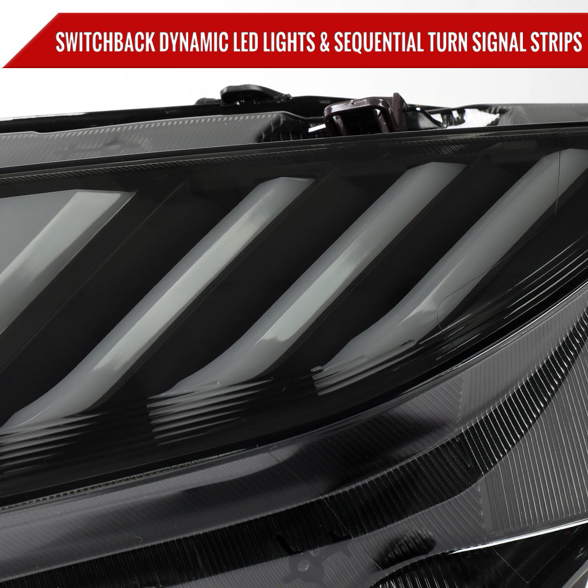 Spec-D 16-21 Honda Civic Projector Headlights LED SEQ Black/Smoked