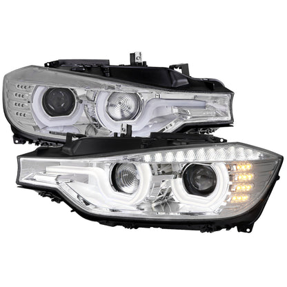 Spec-D 12-15 BMW F30 3-Series 4DR LED Projector Headlights HID Chrome