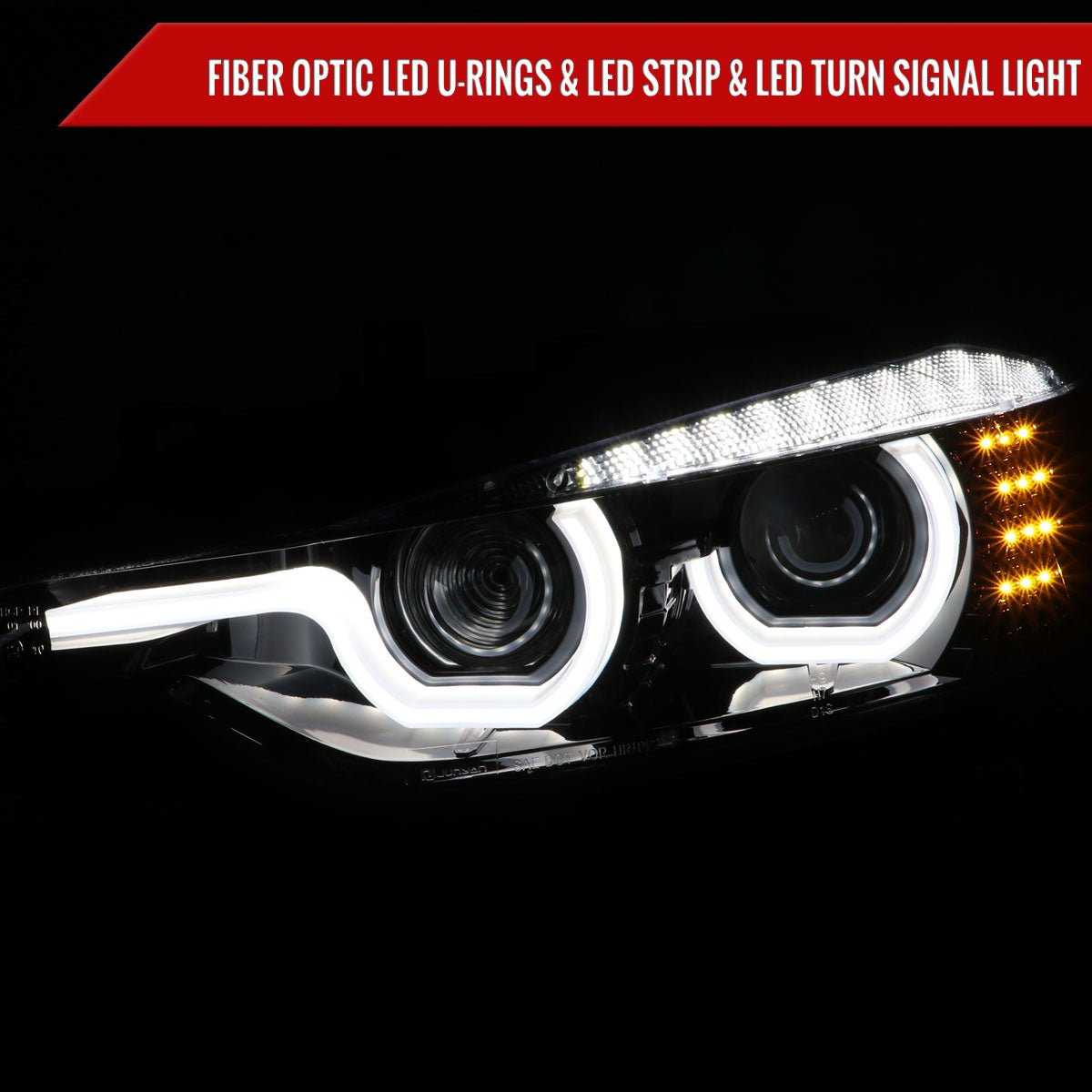 Spec-D 12-15 BMW F30 3-Series 4DR Pro Headlights HID GL Black/Smoked