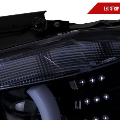 Spec-D 12-15 BMW F30 3-Series 4DR Pro Headlights HID GL Black/Smoked