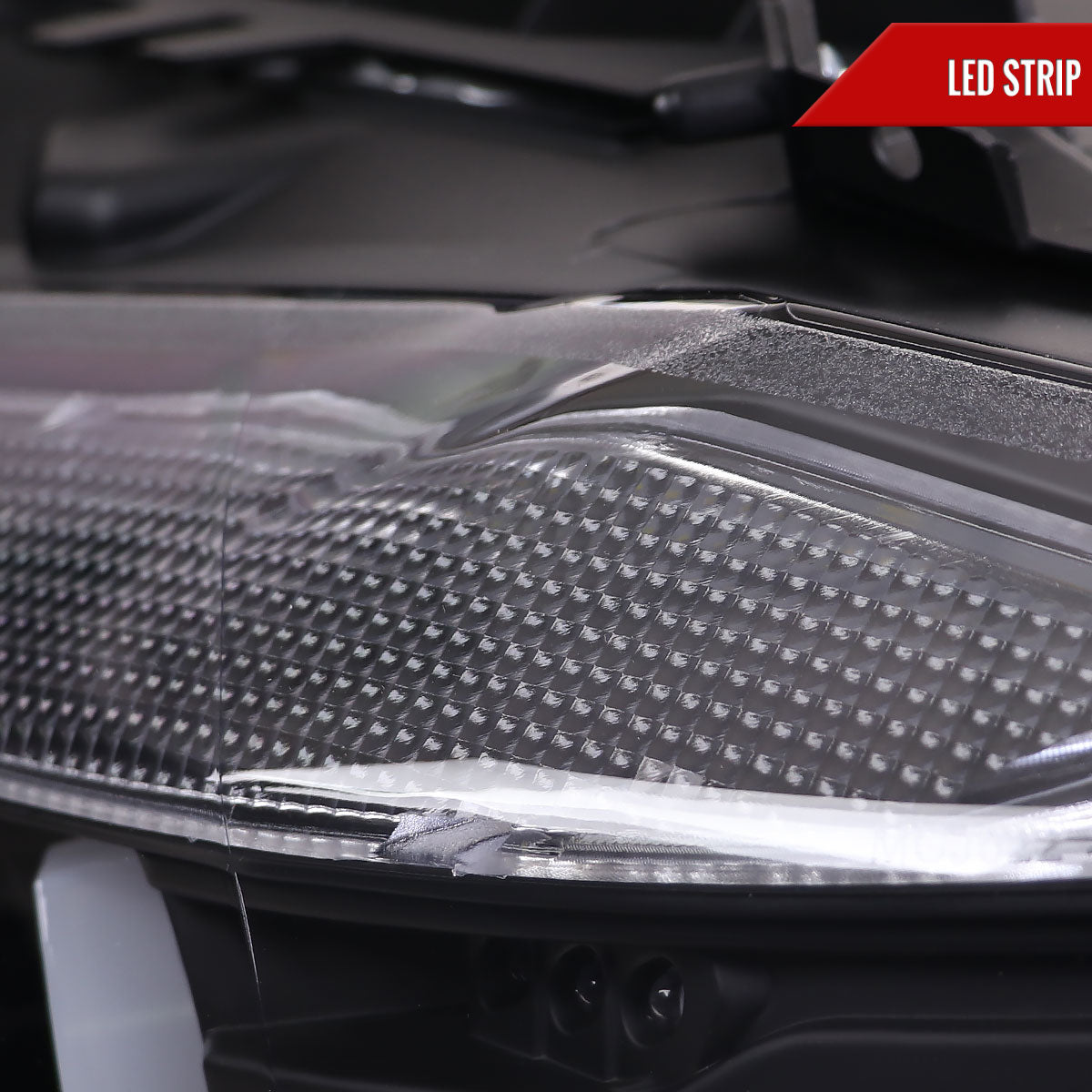 Spec-D 12-15 F30 3-Series 4DR Dual U-Bar Projector Headlights Black