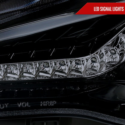 Spec-D 12-17 86/ Scion FRS Bar Projector Headlights GL Black/ Smoked