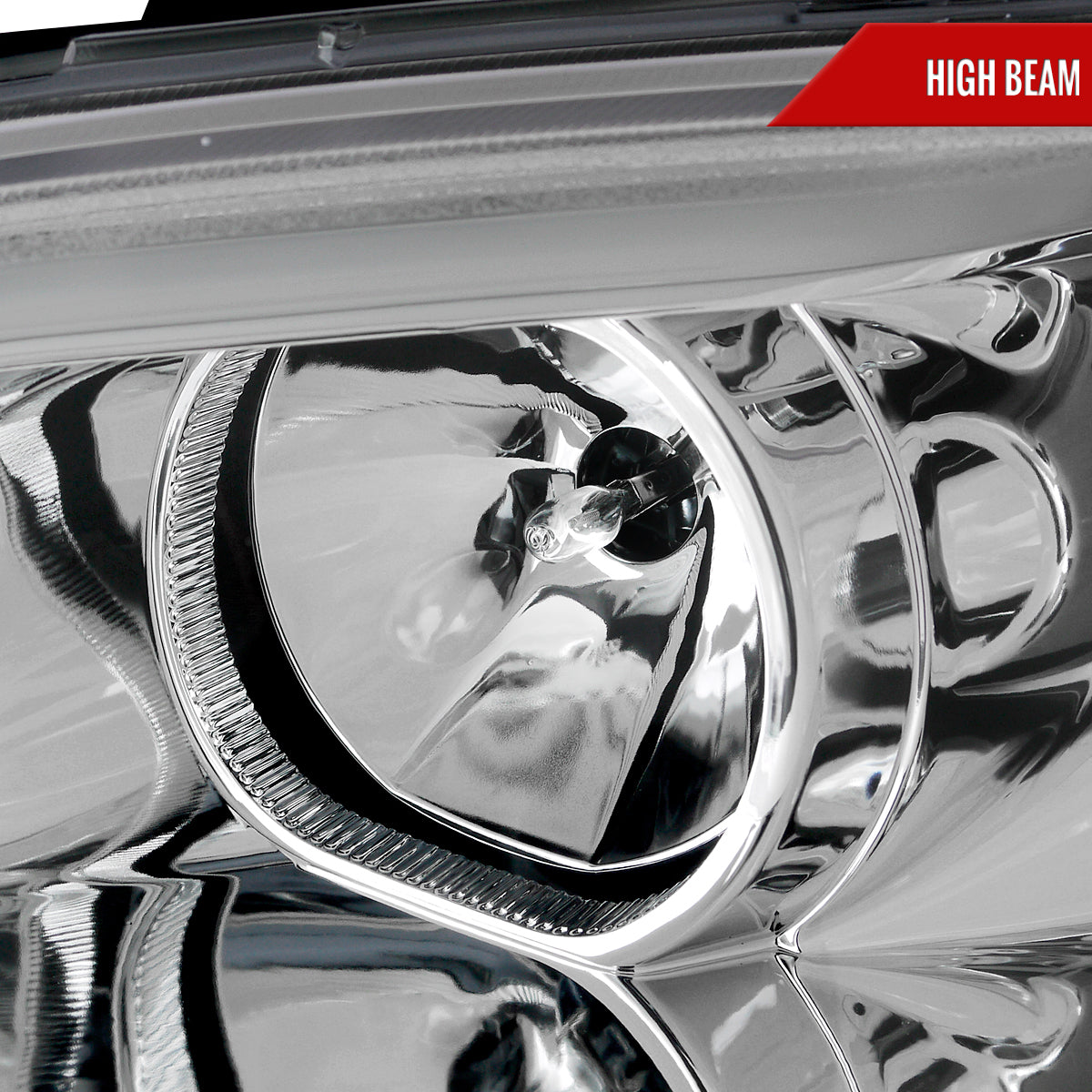 Spec-D 08-09 Pontiac G8 LED Bar Projector Headlights Chrome