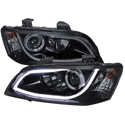 Spec-D 08-09 Pontiac G8 Projector Headlights LED Bar Black/Smoked