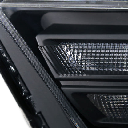 Spec-D 10-14 Ford Mustang Retrofit Style Projector Headlights Black