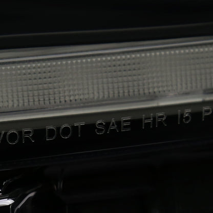 Spec-D 19-22 Ford Ranger SEQ LED Bar Projector Headlights Black/Smoked