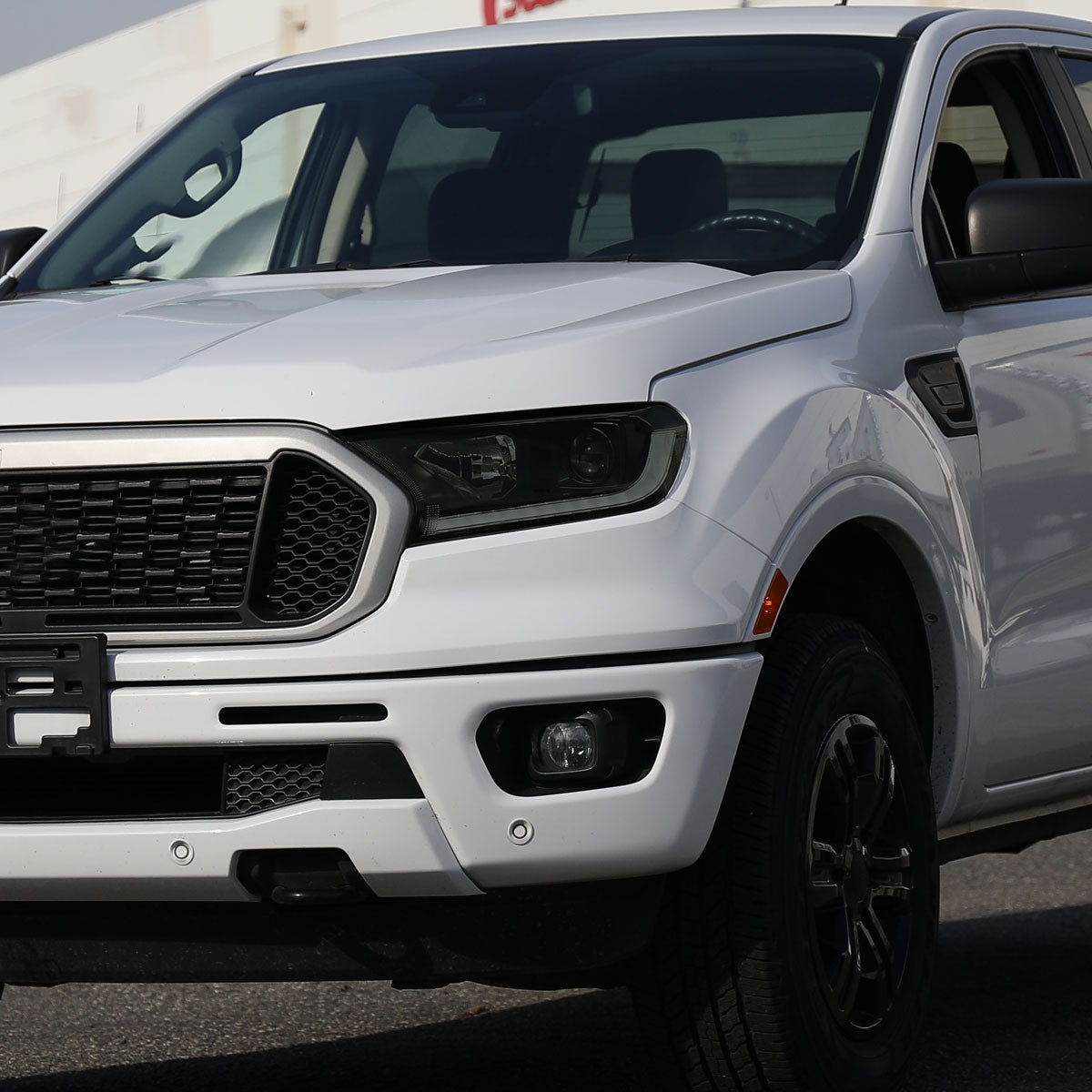 Spec-D 19-22 Ford Ranger SEQ LED Bar Projector Headlights Black/Smoked