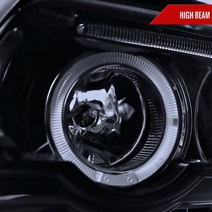 Spec-D 01-03 BMW E53 X5 Dual Halo Projector Headlights GL Black/Smoked