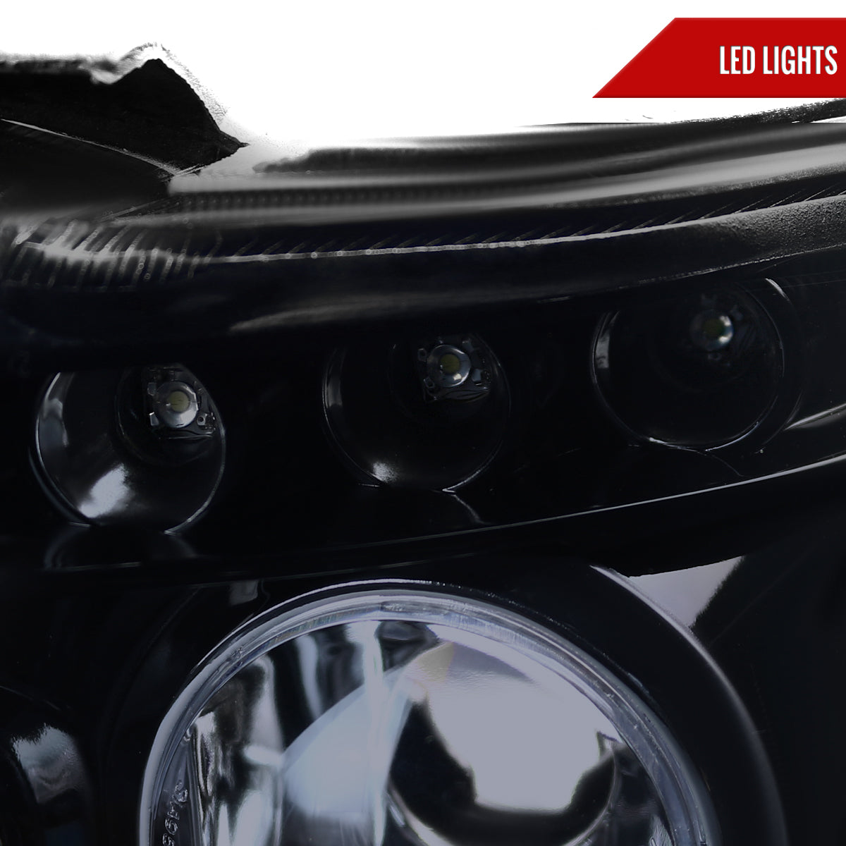 Spec-D 01-03 BMW E53 X5 Dual Halo Projector Headlights GL Black/Smoked