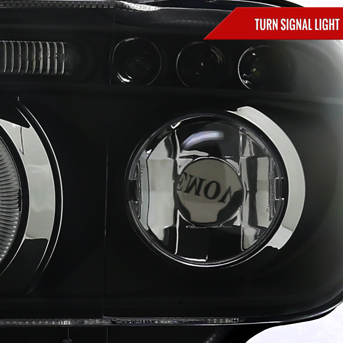 Spec-D 01-03 BMW E53 X5 Halo Projector Headlights Black
