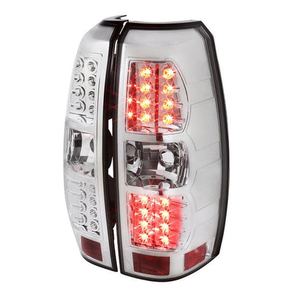 Spec-D 07-12 Chevrolet Avalanche Chrome LED Tail Lights
