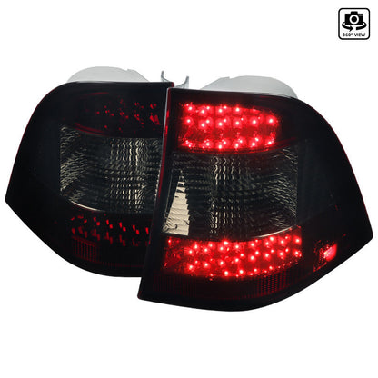 Spec-D 98-01 Mercedez M Class W163 Chrome Tail Lights Red Smoked