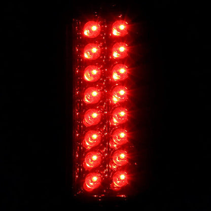 Spec-D 88-00 Chevy Silverado Sierra LED Tail Lights Black/Clear