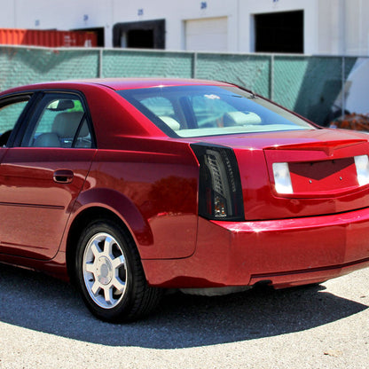 Spec-D 03-07 Cadillac CTS LED Tail Lights Black Smoked