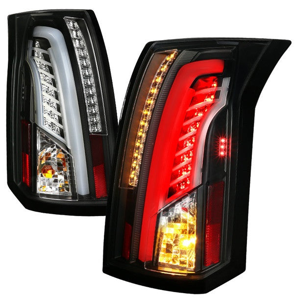 Spec-D 03-07 Cadillac CTS LED Tail Lights Black
